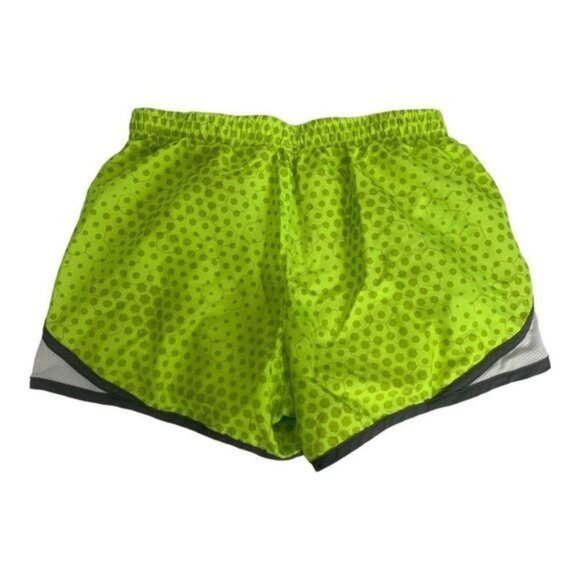 Under Armour XS HeatGear Neon Green Polka Dot Athletic Shorts For Youth Boys - Picture 3 of 3
